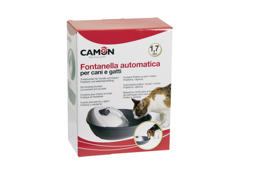 Camon Fontanella Automatica 1,7 L per Gatti e Cani Piccoli Camon Fontanella Automatica 1,7 L per Gatti e Cani Piccoli